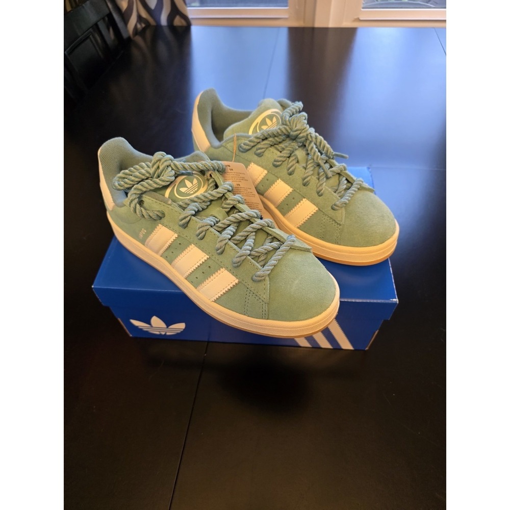 NEW Adidas Campus 00s W Powtea Teal White Gum JP6191 Women's Size 8 + Extra...